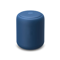Altoparlante Casse Mini Bluetooth Sostegnoble Stereo Speaker K02 per Huawei Nova 7i Blu