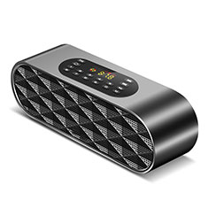 Altoparlante Casse Mini Bluetooth Sostegnoble Stereo Speaker K03 per Handy Zubehoer Staubstecker Staubstoepsel Nero