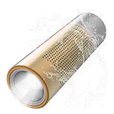 Altoparlante Casse Mini Bluetooth Sostegnoble Stereo Speaker S15 per Huawei Mate 40 Pro 5G Oro
