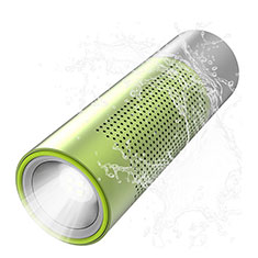 Altoparlante Casse Mini Bluetooth Sostegnoble Stereo Speaker S15 per Sharp Aquos wish3 Verde