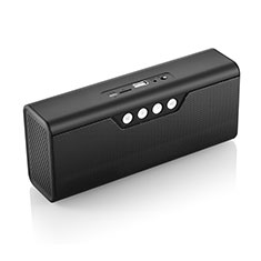Altoparlante Casse Mini Bluetooth Sostegnoble Stereo Speaker S17 per Handy Zubehoer Geldboerse Ledertaschen Nero
