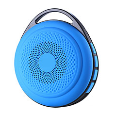 Altoparlante Casse Mini Bluetooth Sostegnoble Stereo Speaker S20 per Samsung Galaxy A3 2017 Cielo Blu