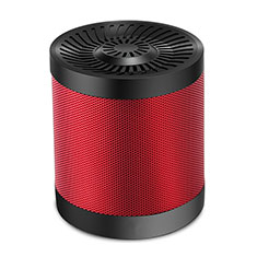 Altoparlante Casse Mini Bluetooth Sostegnoble Stereo Speaker S21 per Sony Xperia XA3 Ultra Rosso
