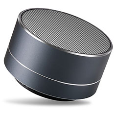 Altoparlante Casse Mini Bluetooth Sostegnoble Stereo Speaker S24 per Handy Zubehoer Staubstecker Staubstoepsel Nero