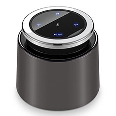 Altoparlante Casse Mini Bluetooth Sostegnoble Stereo Speaker S26 per Sharp Aquos wish3 Nero