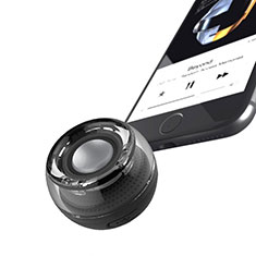 Altoparlante Casse Mini Bluetooth Sostegnoble Stereo Speaker S28 per Sharp Aquos wish3 Nero