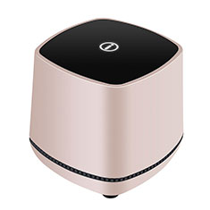 Altoparlante Casse Mini Sostegnoble Stereo Speaker W06 per Accessories Da Cellulare Tappi Antipolvere Oro