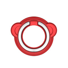 Anello Supporto Magnetico Sostegno Cellulari Universale H16 per Sony Xperia L1 Rosso