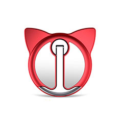 Anello Supporto Magnetico Sostegno Cellulari Universale H19 per Sony Xperia L1 Rosso