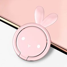 Anello Supporto Magnetico Sostegno Cellulari Universale S12 per Xiaomi Mi Mix 3 Rosa