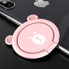 Anello Supporto Magnetico Sostegno Cellulari Universale S14 per Xiaomi Mi Mix 3 Rosa