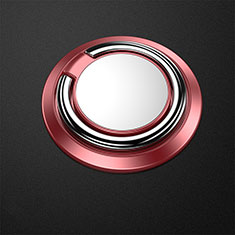 Anello Supporto Magnetico Sostegno Cellulari Universale Z04 per Sony Xperia L1 Rosso
