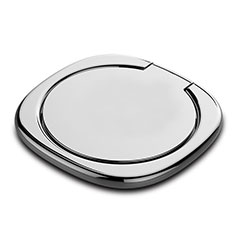 Anello Supporto Magnetico Sostegno Cellulari Universale Z07 per Apple iPhone 6S Plus Argento