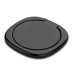 Anello Supporto Magnetico Sostegno Cellulari Universale Z07 per Handy Zubehoer Kfz Ladekabel Nero