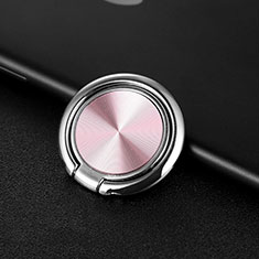 Anello Supporto Magnetico Sostegno Cellulari Universale Z11 per Xiaomi Redmi Note 12 Explorer Oro Rosa