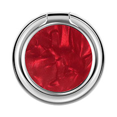Anello Supporto Magnetico Sostegno Cellulari Universale Z12 per Sony Xperia L1 Rosso