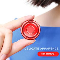 Anello Supporto Sostegno Cellulari Universale per Samsung Galaxy M11 Rosso