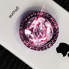 Anello Supporto Sostegno Cellulari Universale S16 per Xiaomi Redmi Note 10 5G Rosa