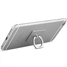 Anello Supporto Sostegno Cellulari Universale Z01 per Xiaomi Redmi Note 10 5G Argento