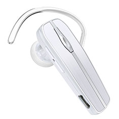 Auricolare Bluetooth Cuffia Stereo Senza Fili Sport Corsa H39 per Asus ROG Phone 5s Bianco