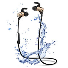 Auricolare Bluetooth Cuffia Stereo Senza Fili Sport Corsa H50 per Apple iPhone 8 Plus Oro