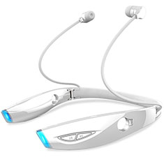 Auricolare Bluetooth Cuffia Stereo Senza Fili Sport Corsa H52 per Xiaomi Poco C40 Bianco