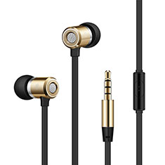 Auricolari Cuffie In Ear Stereo Universali Sport Corsa H18 per Apple iPhone 8 Plus Oro