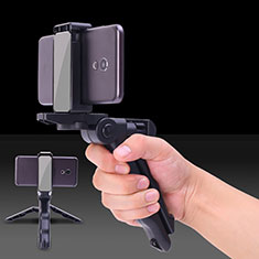 Bastoni Selfie Stick Asta Estensibile Cablato Universale S21 per Vivo Y35 4G Nero