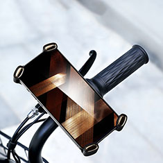 Bicicletta Motocicletta Supporto Manubrio Telefono Sostegno Cellulari Universale H04 per Asus ROG Phone 5s Nero