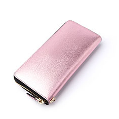 Borsetta Pochette Custodia In Pelle Universale H22 per Samsung Galaxy Note 5 Rosa