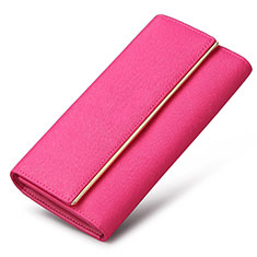 Borsetta Pochette Custodia In Pelle Universale K01 per Huawei Wim Lite 4G Rosa Caldo