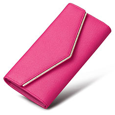 Borsetta Pochette Custodia In Pelle Universale K03 per Huawei Nova Lite 3 Plus Rosa Caldo