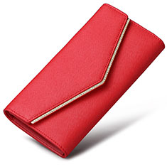Borsetta Pochette Custodia In Pelle Universale K03 per Samsung Galaxy On7 Rosso