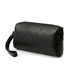 Borsetta Pochette Custodia In Pelle Universale K11 per Samsung Galaxy Z Flip 5G Nero