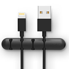 Cavo da USB a Cavetto Ricarica Carica C02 per Apple iPhone Xs Nero