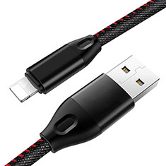 Cavo da USB a Cavetto Ricarica Carica C04 per Apple iPad Pro 12.9 Nero