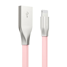 Cavo da USB a Cavetto Ricarica Carica C05 per Apple iPad Air 4 10.9 (2020) Rosa