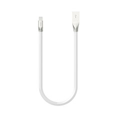 Cavo da USB a Cavetto Ricarica Carica C06 per Apple iPad Air 10.9 (2020) Bianco