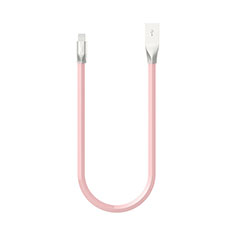 Cavo da USB a Cavetto Ricarica Carica C06 per Apple iPhone 7 Rosa