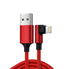 Cavo da USB a Cavetto Ricarica Carica C10 per Apple iPad 4 Rosso