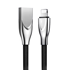Cavo da USB a Cavetto Ricarica Carica D05 per Apple iPad Air 4 10.9 (2020) Nero