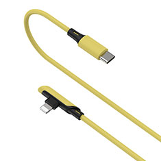 Cavo da USB a Cavetto Ricarica Carica D10 per Apple iPad Mini 4 Giallo