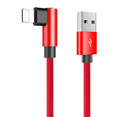 Cavo da USB a Cavetto Ricarica Carica D16 per Apple iPad 4 Rosso