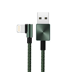 Cavo da USB a Cavetto Ricarica Carica D19 per Apple iPad 10.2 (2020) Verde