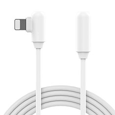 Cavo da USB a Cavetto Ricarica Carica D22 per Apple iPad New Air (2019) Bianco