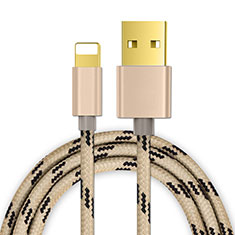 Cavo da USB a Cavetto Ricarica Carica L01 per Apple iPad Mini 4 Oro