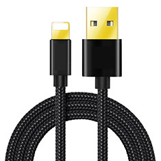 Cavo da USB a Cavetto Ricarica Carica L02 per Apple iPad Mini 3 Nero