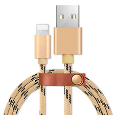 Cavo da USB a Cavetto Ricarica Carica L05 per Apple iPad Air 10.9 (2020) Oro