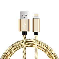 Cavo da USB a Cavetto Ricarica Carica L07 per Apple iPad Mini 4 Oro
