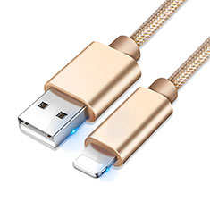 Cavo da USB a Cavetto Ricarica Carica L08 per Apple iPad Air 10.9 (2020) Oro